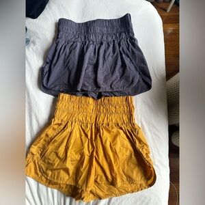 2 Pairs Free people fp movement way home shorts both size medium